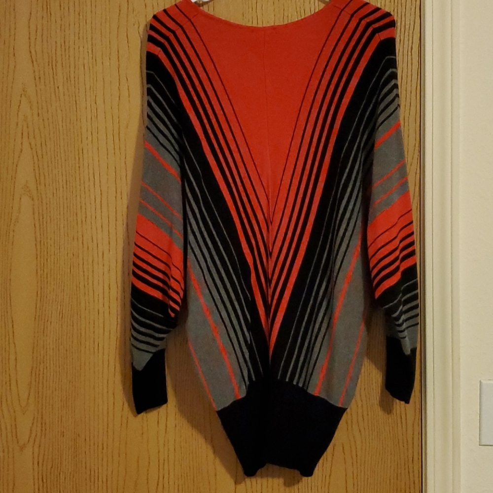 Venus VNeck Striped Sweater